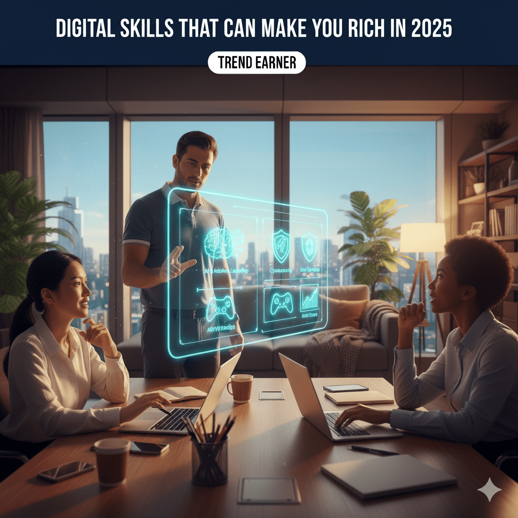 Digital Skills That Can Make You Rich in 2025 — TrendEarner