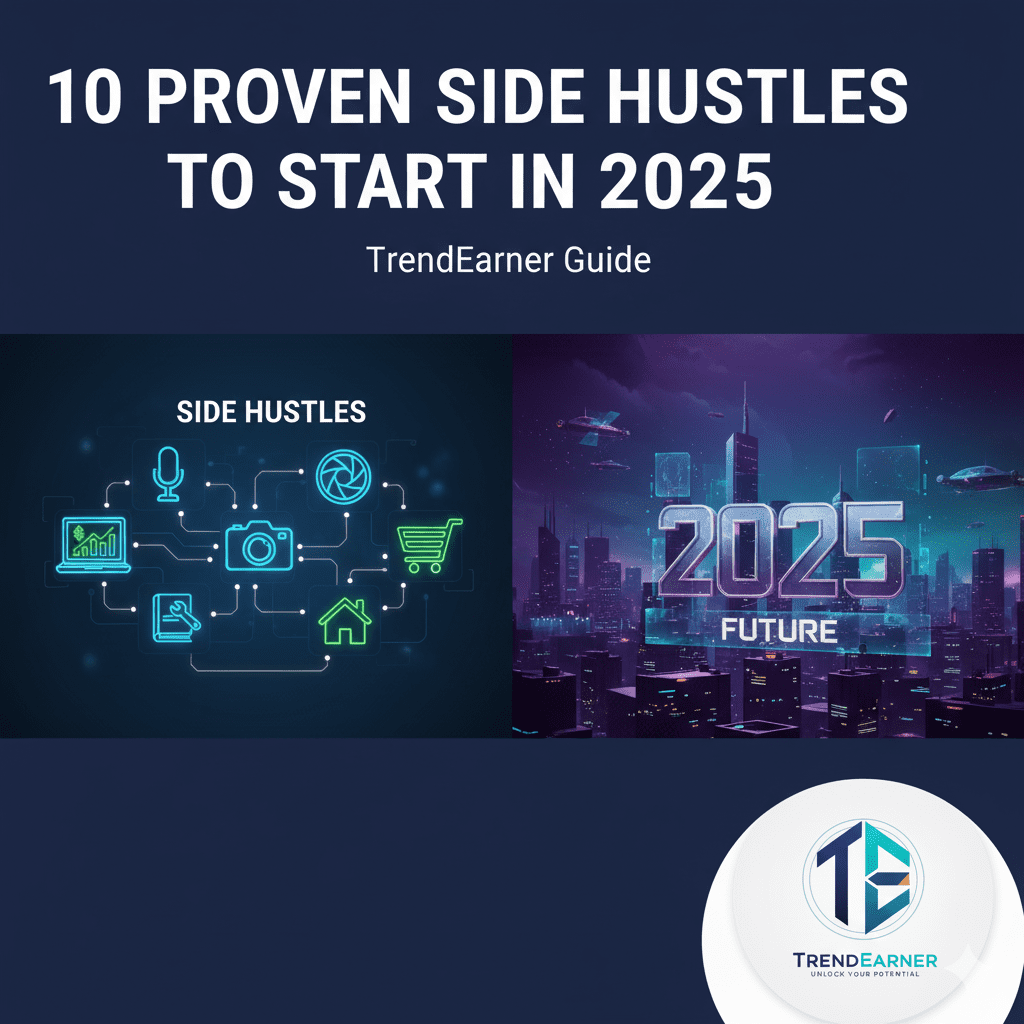 10 Proven Side Hustles to Start in 2025 — TrendEarner Guide