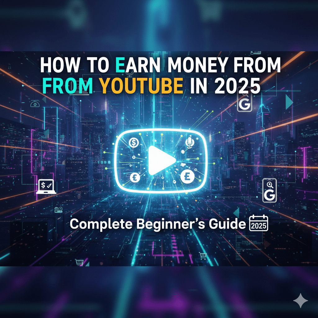 How to Earn Money from YouTube in 2025 — Complete Beginner’s Guide